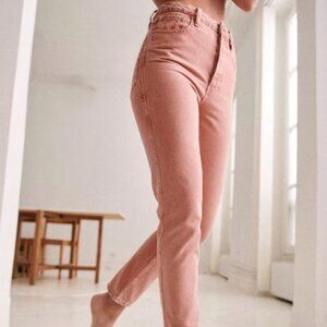 Sezane Brut Sexy Jeans in Pink